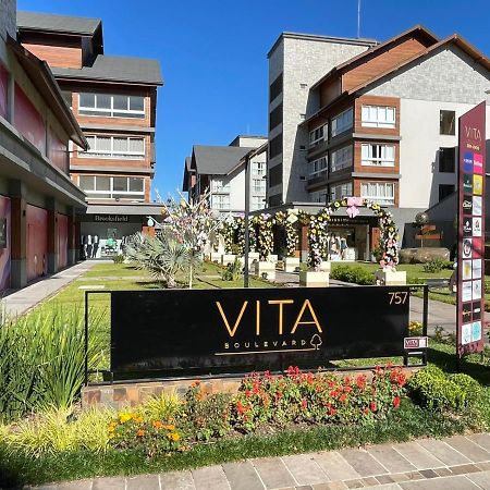 Loft Novo Aconchegante A 500M Da Rua Coberta Lägenhet Gramado Exteriör bild