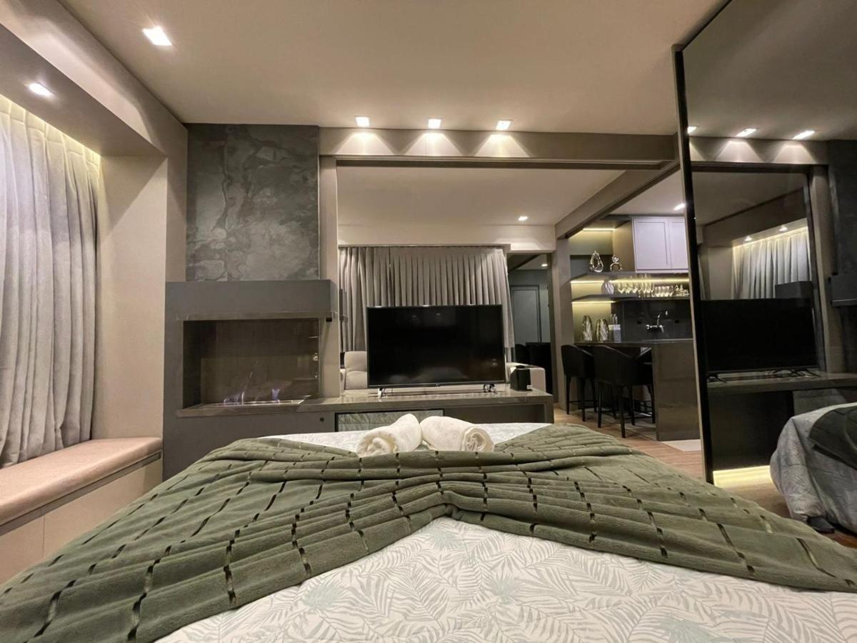 Loft Novo Aconchegante A 500M Da Rua Coberta Lägenhet Gramado Exteriör bild