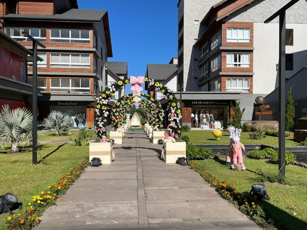 Loft Novo Aconchegante A 500M Da Rua Coberta Lägenhet Gramado Exteriör bild