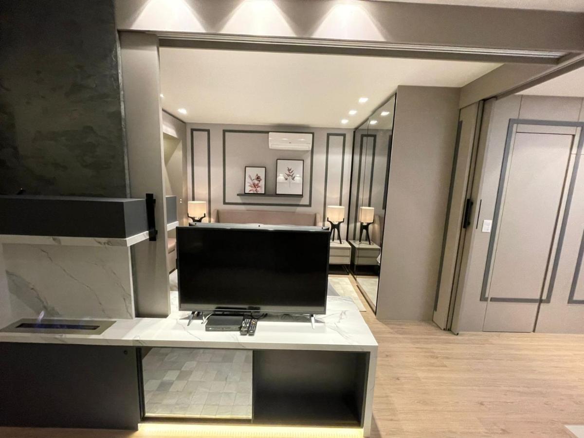 Loft Novo Aconchegante A 500M Da Rua Coberta Lägenhet Gramado Exteriör bild